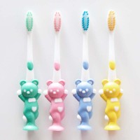 OEM Safety Children Kids Toothbrush Set Candy colored cartoon toothbrush for children Custom products